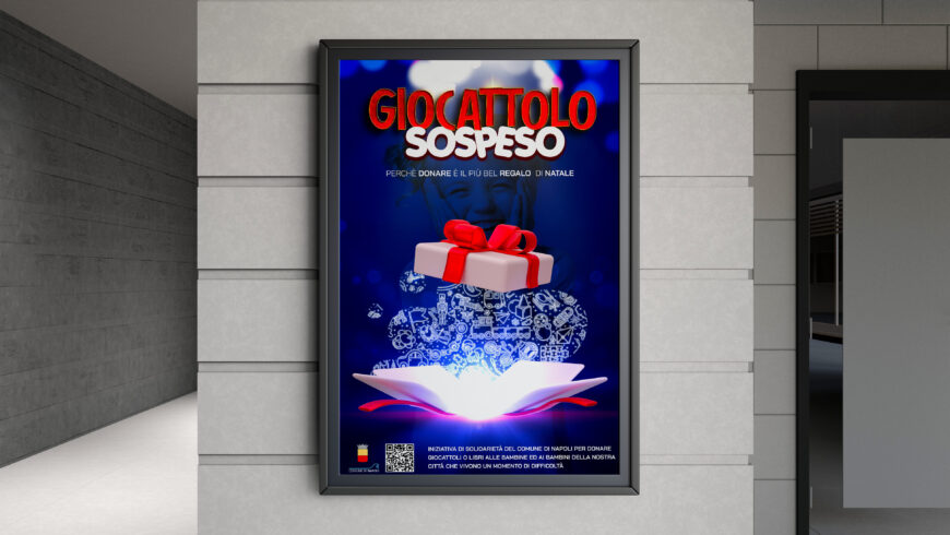 Graphicnart fa il Bis firmando la campagna di comunicazione del Giocattolo Sospeso del Comune di Napoli
